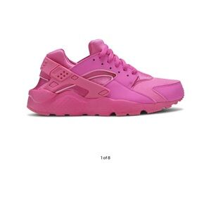Nike Hot Pink Huarache sneaker size 7y  654275-607